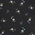 Black/Cobalt Tiny Floral