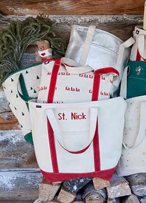 Customized canvas totes