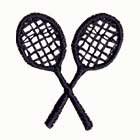 Embroidered rackets