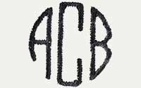Monogrammed initials