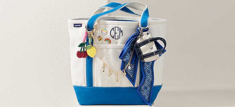 Personalized canvas tote